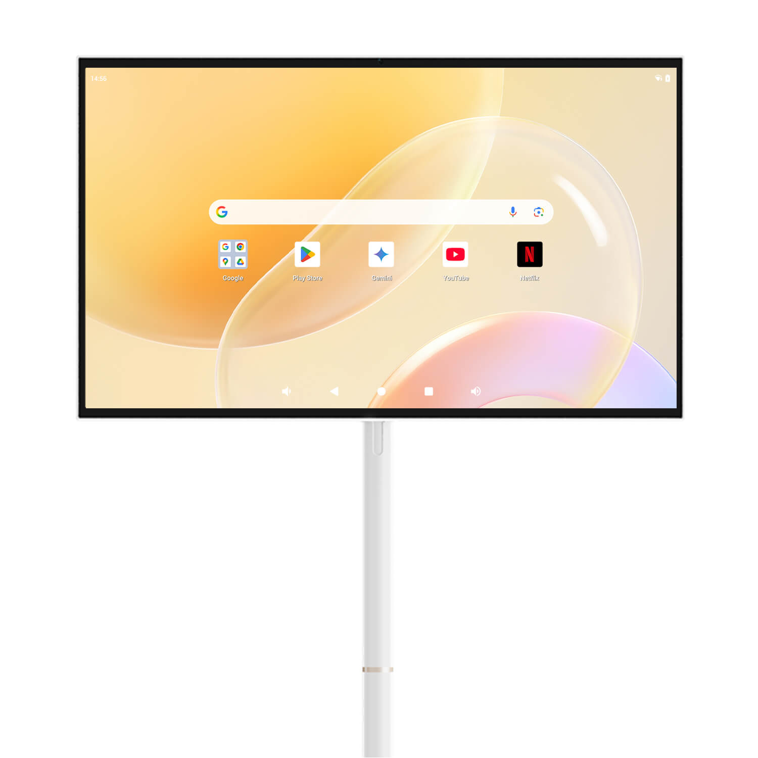 32 inch touchscreen portable TV with Android system, Google apps and smart home display – Nework MoveMate AI