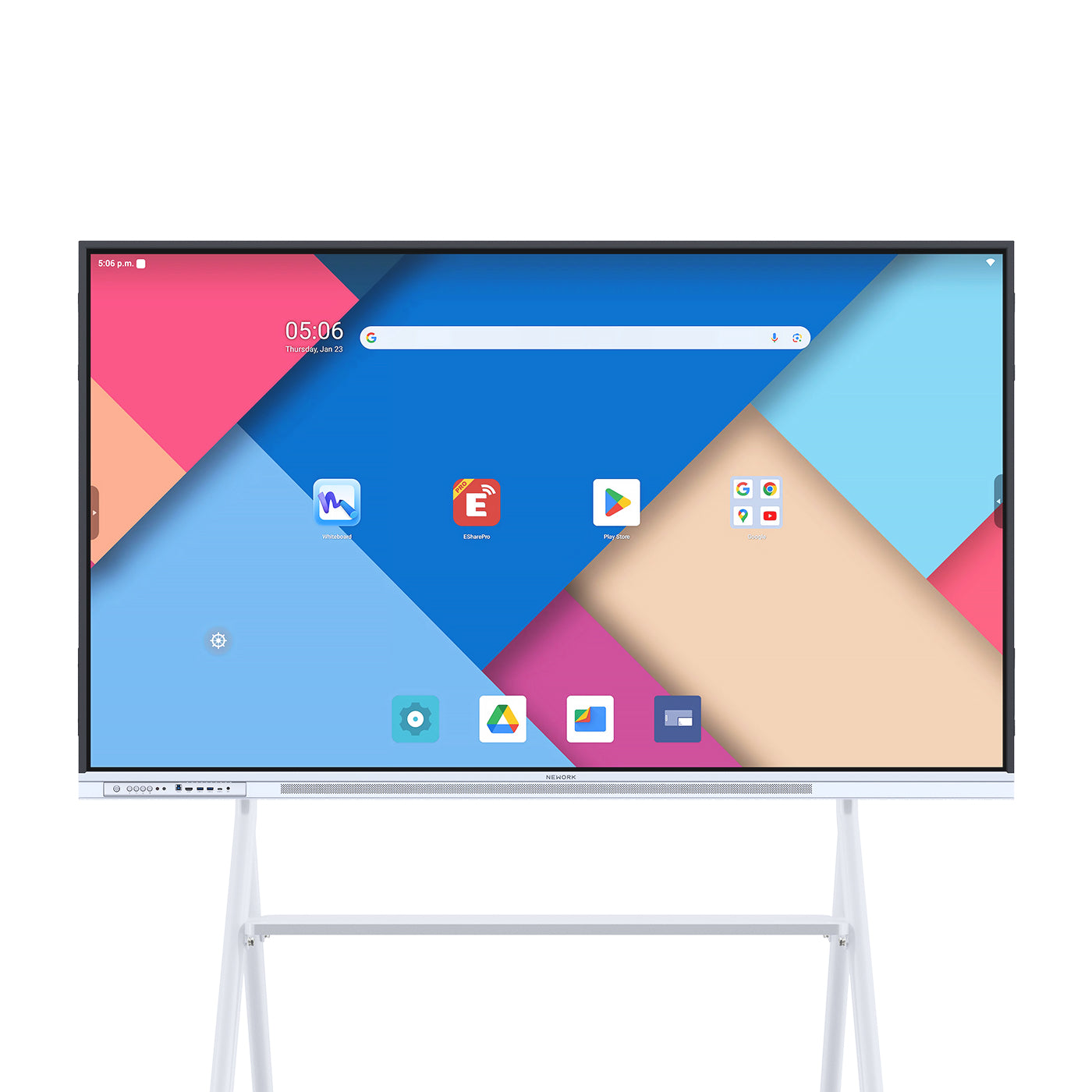 Nework E-series 4K Smart Board - Android 14, Google EDLA-Certified Interactive Whiteboard