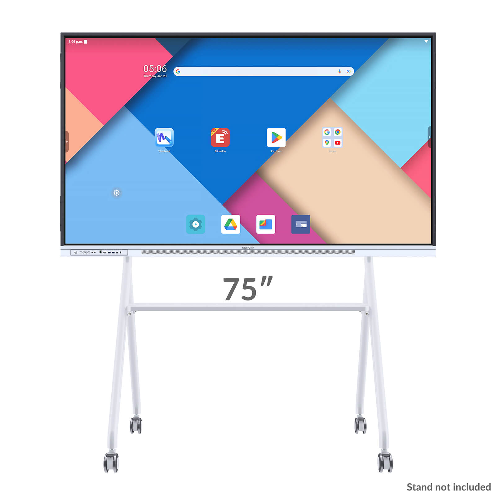 Nework 75-inch 4K interactive whiteboard for schools and offices
