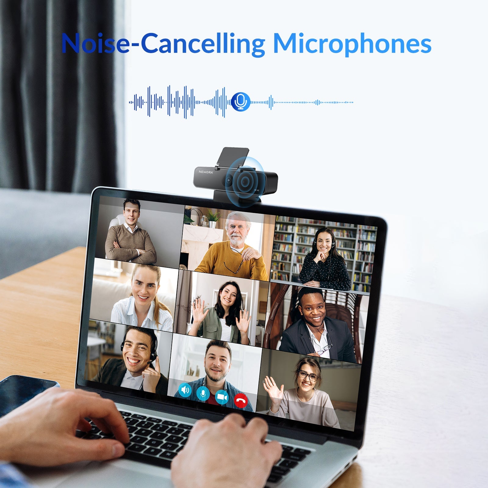 EasyCam 503 4K AI Webcam for PC: Webcam in – Buy from NEWORK