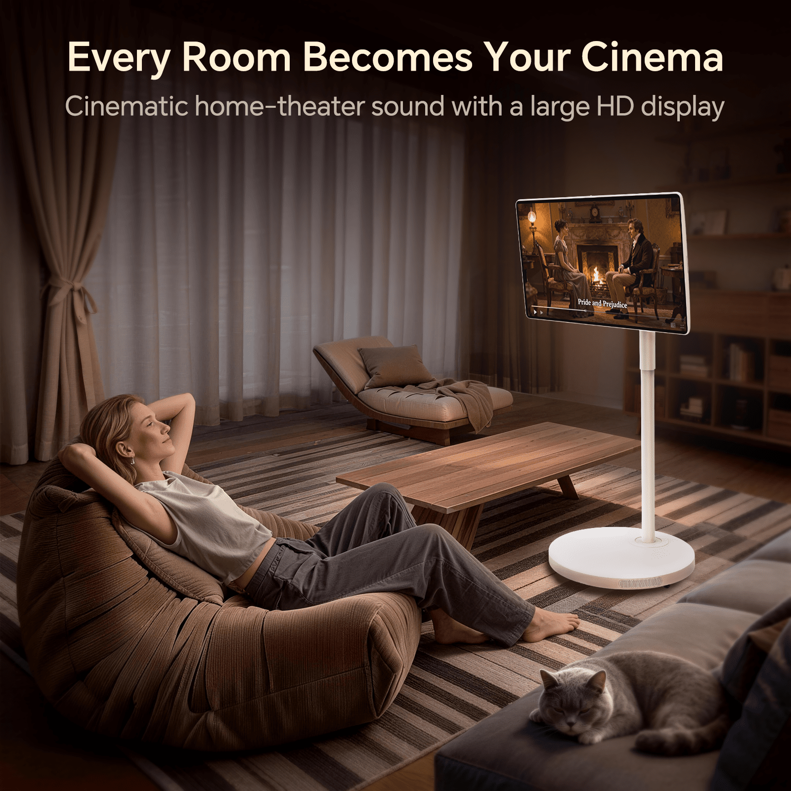 Nework MoveMate Hi - Fi 27" — Bring the Cinema With You: Portable Tv in – Buy from NEWORK