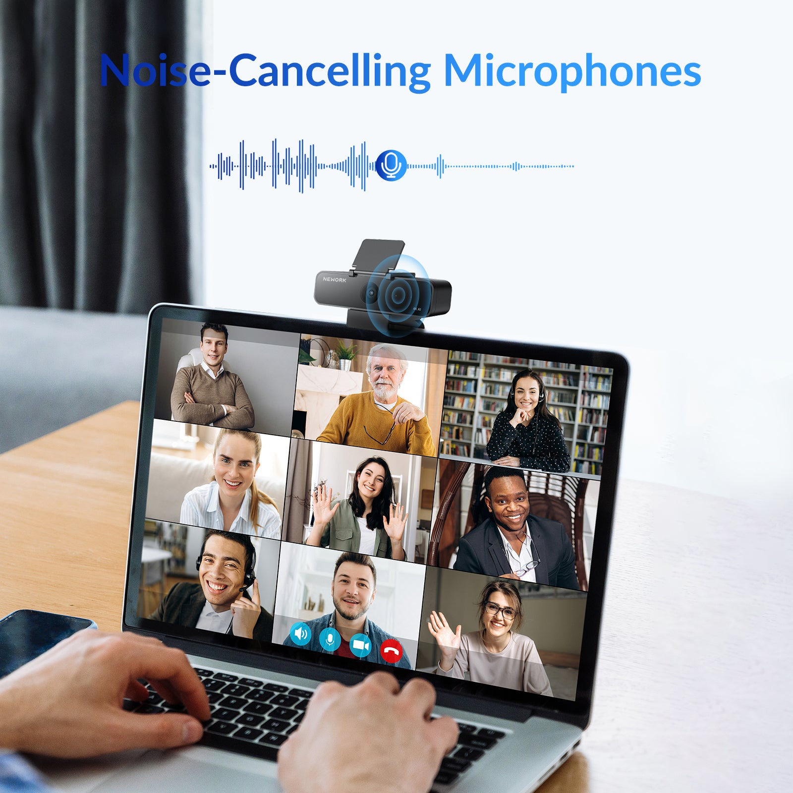 EasyCam 503 4K AI Webcam for PC