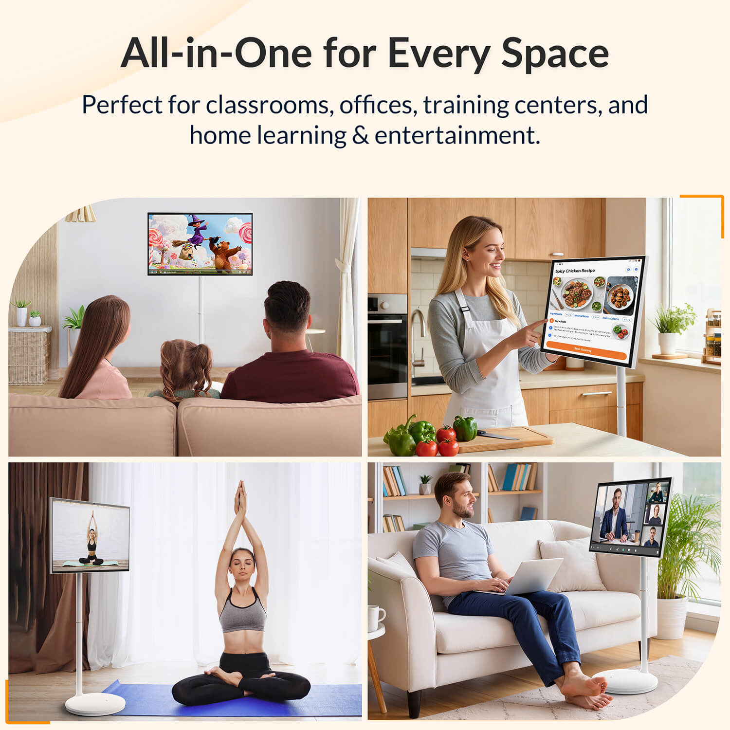 32_inch_portable_smart_TV_for_home_office_fitness_entertainment_and_family_use_Nework_MoveMate_AI