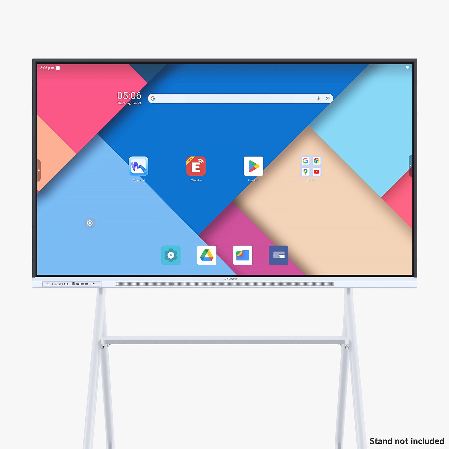 Nework E-series 4K Smart Board - Android 14, Google EDLA-Certified Interactive Whiteboard