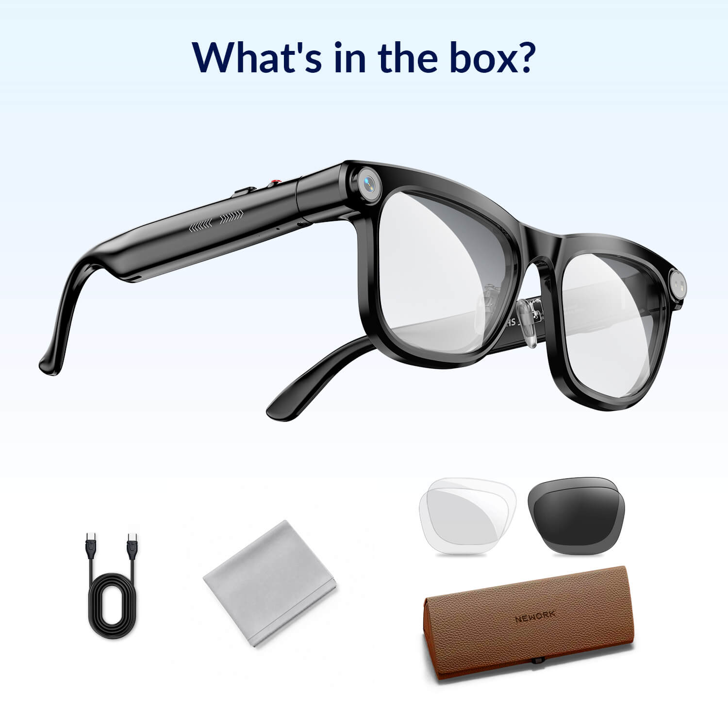 Nework AI Smart Glasses — Capture Life, See Smarter
