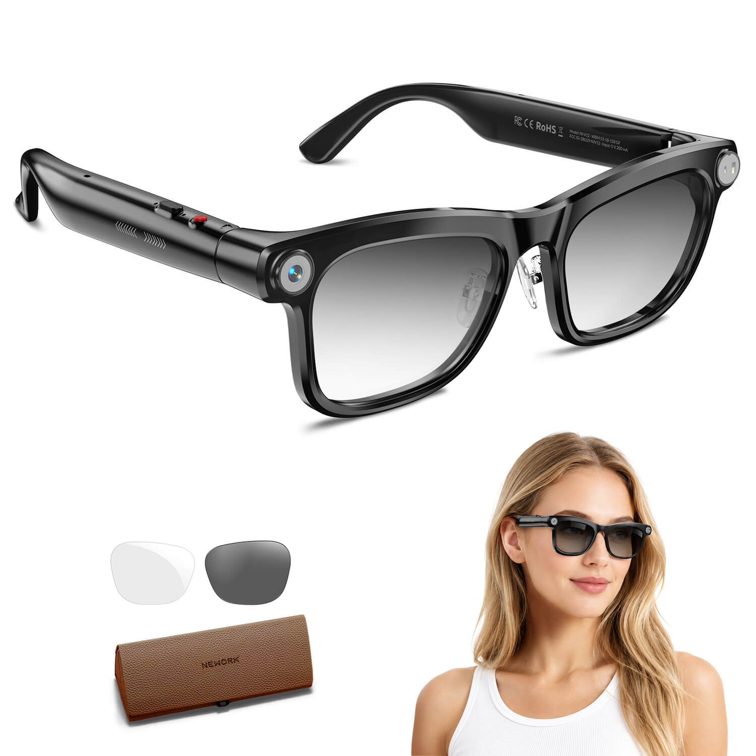 Nework AI Smart Glasses — Capture Life, See Smarter