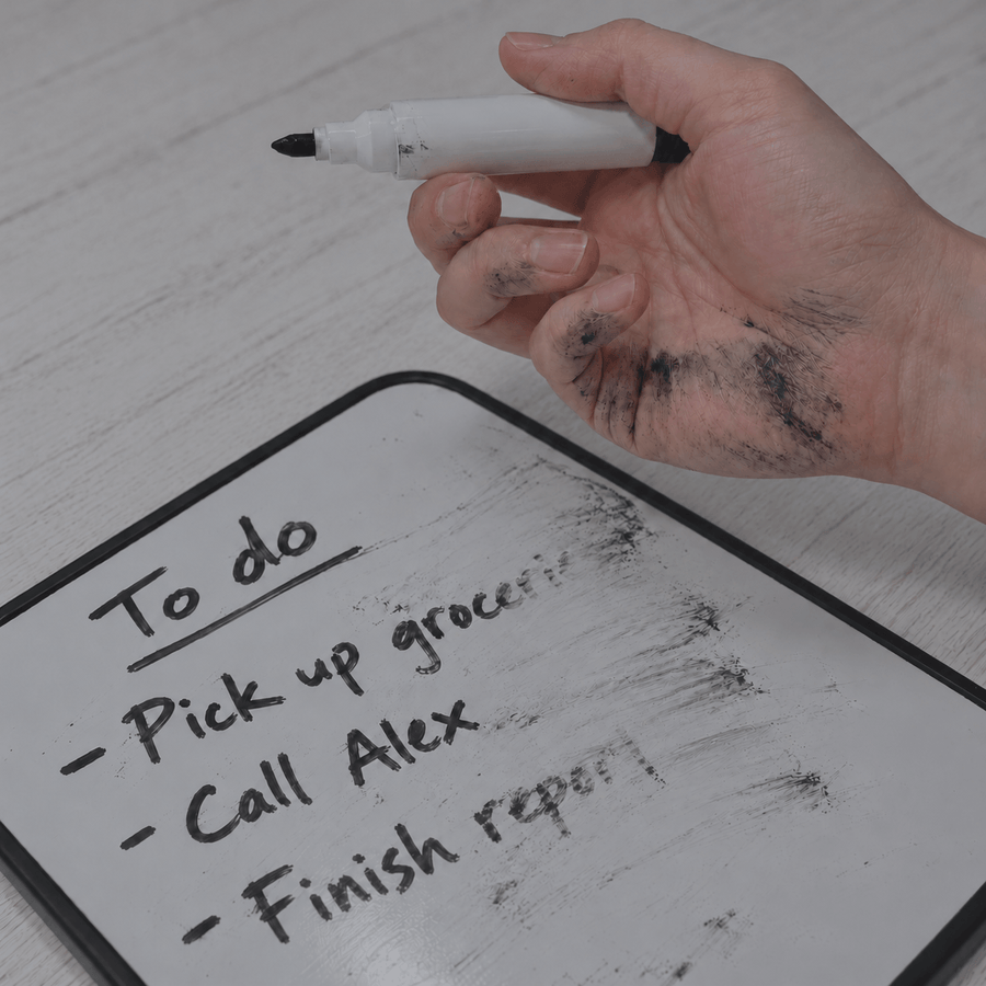 Ink stains or dust