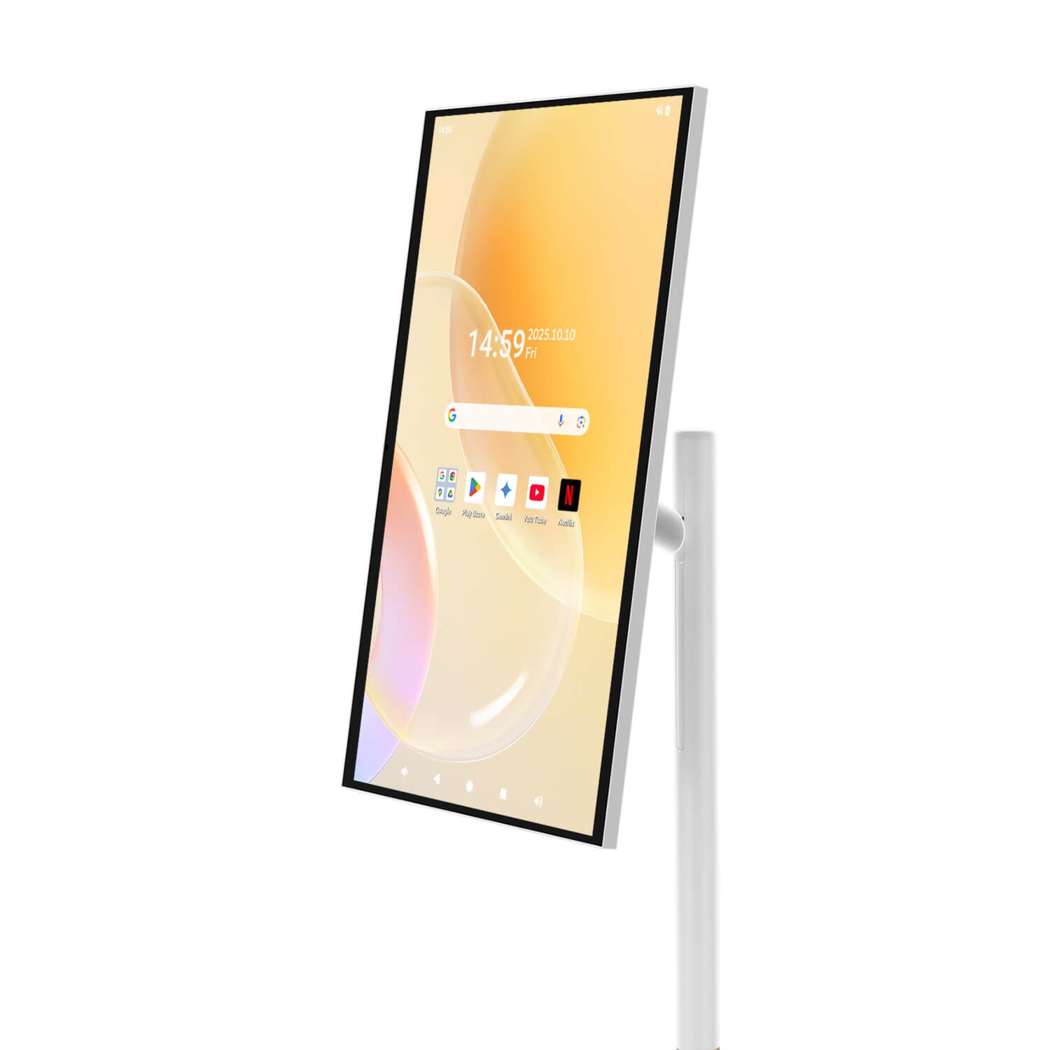 Nework MoveMate AI 27 Portable Touchscreen TV with Rotating Display and Mobile Stand