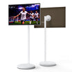 Nework MoveMate AI 32 Portable Smart TV with Rotating Touchscreen and Mobile Floor Stand