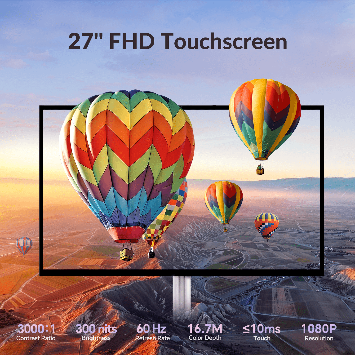 AI 27" Portable TV — Big Screen, Anywhere You Want: Portable Tv in – Buy from NEWORK