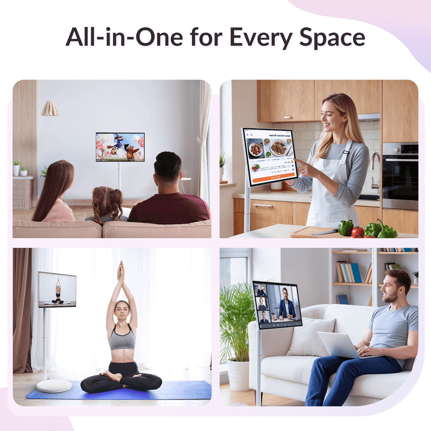 AI 27" Portable TV — Big Screen, Anywhere You Want: Portable Tv in – Buy from NEWORK
