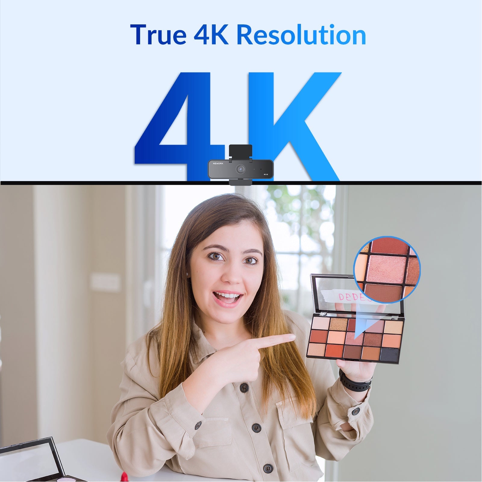 EasyCam 503 4K AI Webcam for PC: Webcam in – Buy from NEWORK