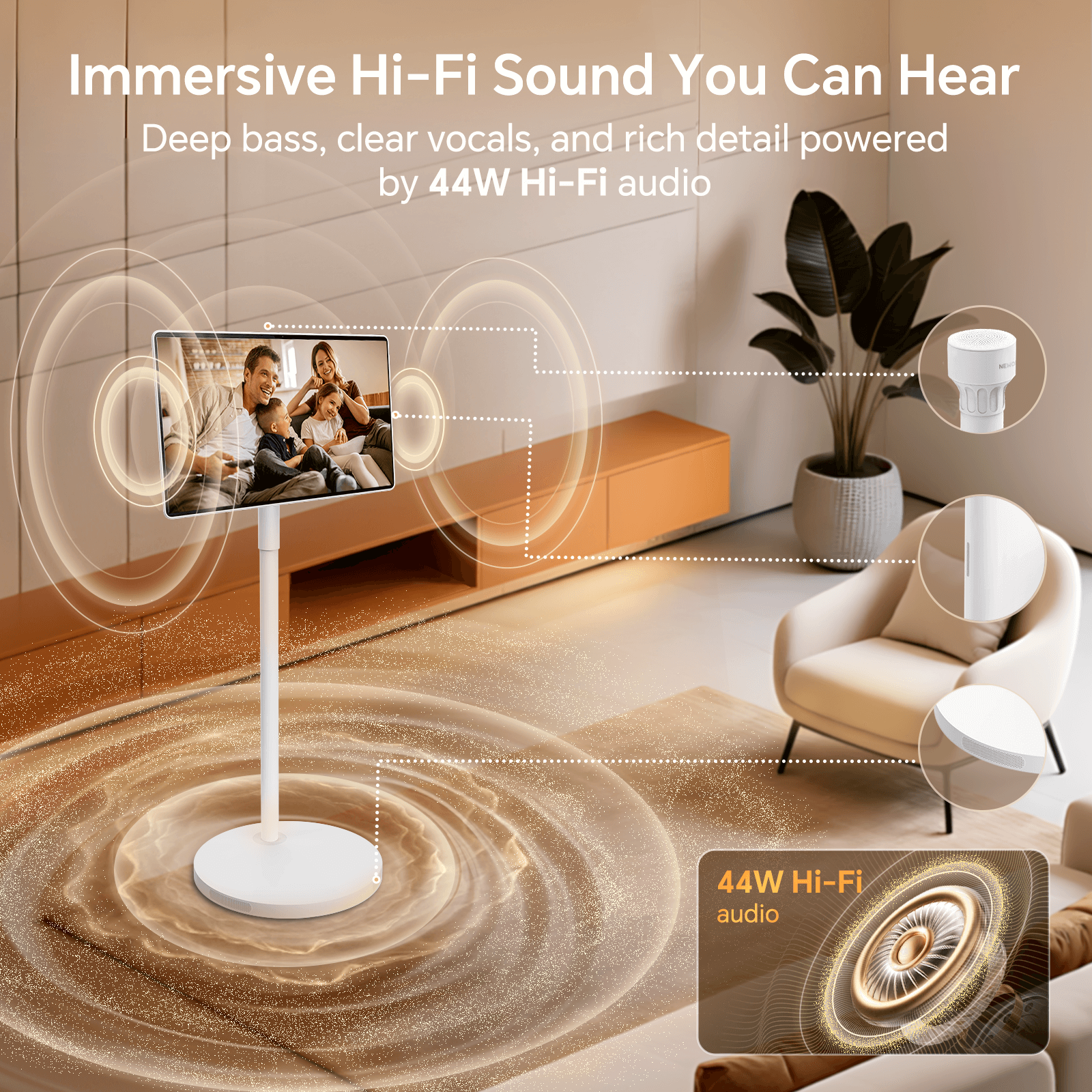 Nework MoveMate Hi - Fi 27" — Bring the Cinema With You: Portable Tv in – Buy from NEWORK