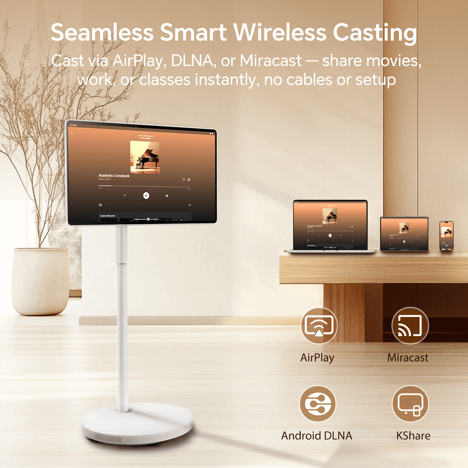 Nework MoveMate HiFi 27" — Bring the Cinema With You: Portable Tv in – Buy from NEWORK