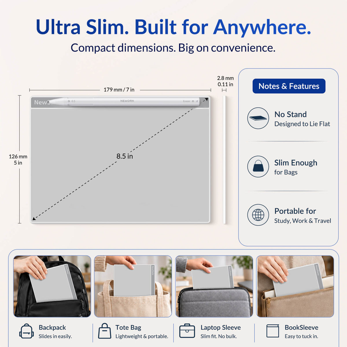 Nework Magnetic Dry Erase Board — Write Smooth. Think Clear