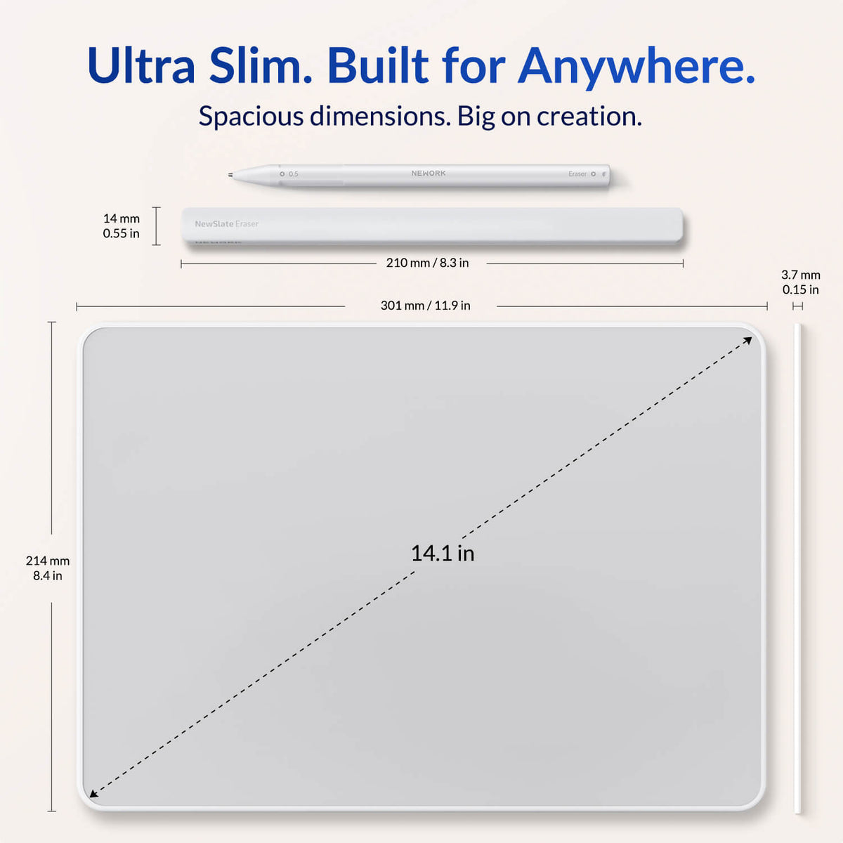 Nework Magnetic Dry Erase Board — Write Smooth. Think Clear